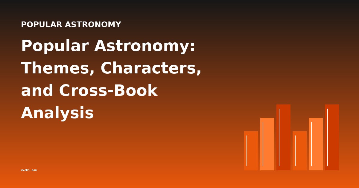 Popular Astronomy: Themes, Characters, and Cross-Book Analysis